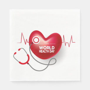 Serviette En Papier Journée mondiale de la santé