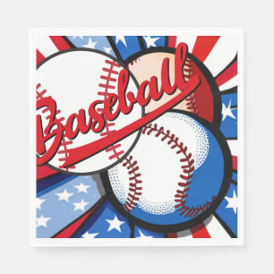Serviette En Papier Jours de baseball
