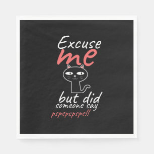 Serviette En Papier Joyeuse journée des chats