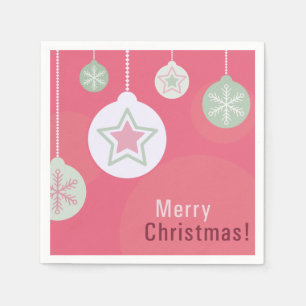 Serviette En Papier Joyeuses serviettes de Noël