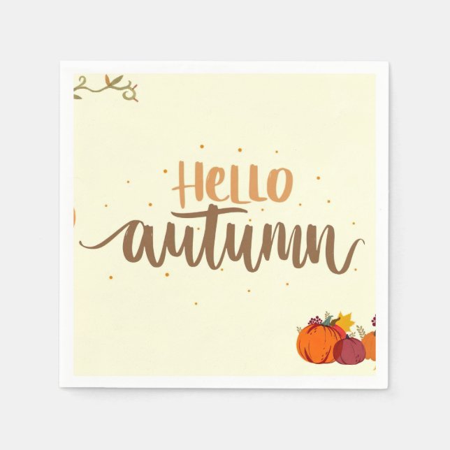 Serviette En Papier Joyeuses serviettes de vacances (Devant)