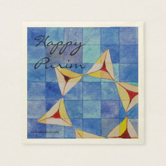 Serviette En Papier Joyeuses serviettes Purim