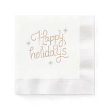 Joyeuses vacances Napkin