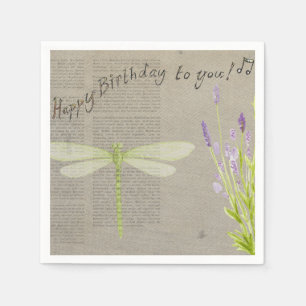Serviette En Papier Joyeux anniversaire