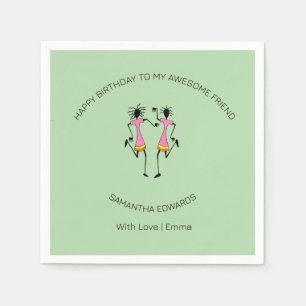 Serviette En Papier Joyeux Anniversaire, Fête des fêtes