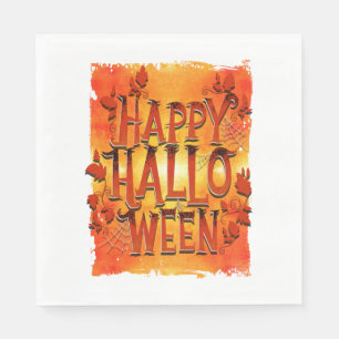 Serviette En Papier Joyeux Halloween