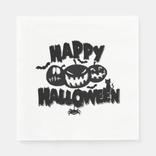 Serviette En Papier Joyeux Halloween