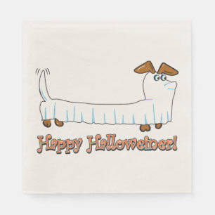 Serviette En Papier Joyeux Halloween Dachshund