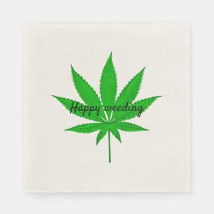 Serviette En Papier Joyeux jeu de Mariage Weeding