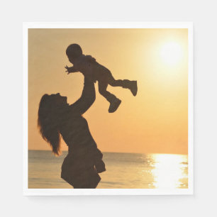 SERVIETTE EN PAPIER JOYEUX JOUR DE MÈRE