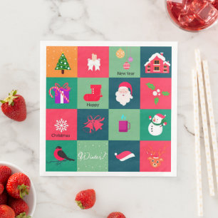 Serviette En Papier Joyeux Noël