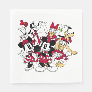 Serviette En Papier Joyeux Noël   Mickey & Friends Joyful Holiday