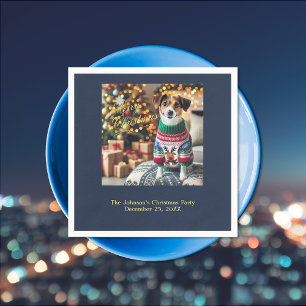 Serviette En Papier Joyeux Noël photo