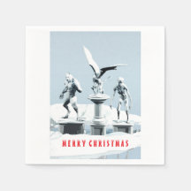 Joyeux Noël. Sculptures de glace monstrueuses