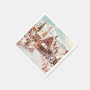 Serviette En Papier Joyeux Noël vintage