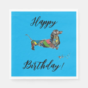 Serviette En Papier Joyeux papier d'anniversaire Napkin