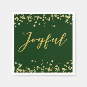 Serviette En Papier Joyeux papier de vacances Napkin