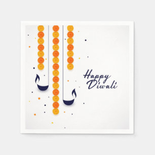 Serviette En Papier Joyeux serviettes Diwali