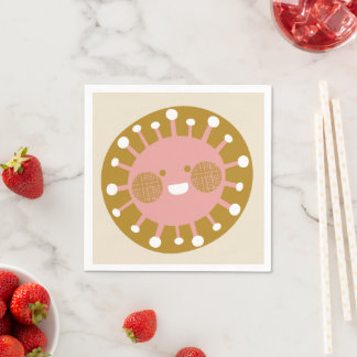 Serviette En Papier Joyeux soleil