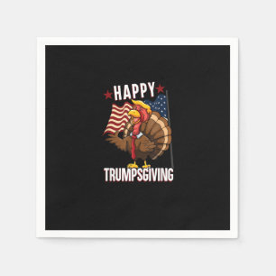 Serviette En Papier Joyeux Trumpsgiving drôle Thanksgiving Turquie Tru