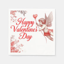 Joyeux Valentines Jour Papier Napkin