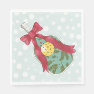 Serviette En Papier Joyeux Volley-jours Pickleball thème vacances serv