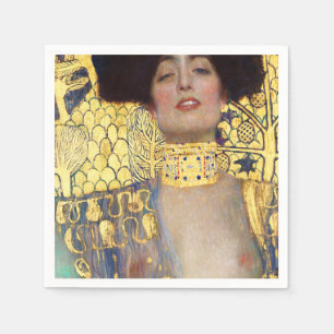 Serviette En Papier Judith et le chef d'Holofernes par Gustav Klimt
