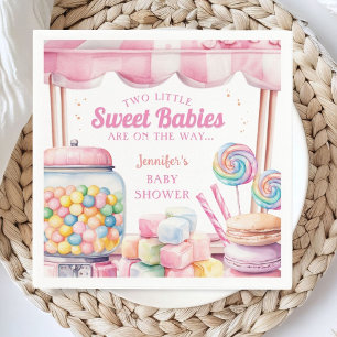 Serviette En Papier Jumelles Candyland Baby Shower Serviettes en Papie