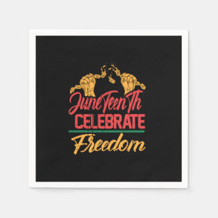 Serviette En Papier Juneteenth Celebrate Freedom Alberto.png