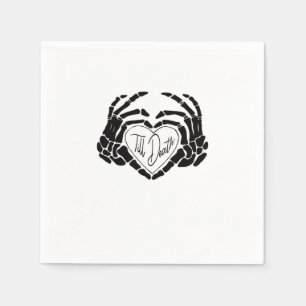 Serviette En Papier Jusqu'à ce que la mort nous sépare, design amusant