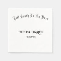 Jusqu'à la mort Faisons-nous partie Élégant Mariag