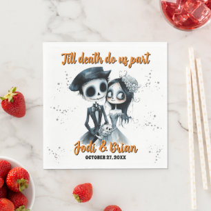 Serviette En Papier Jusqu'à la mort faisons-nous partie Mariage d'Hall