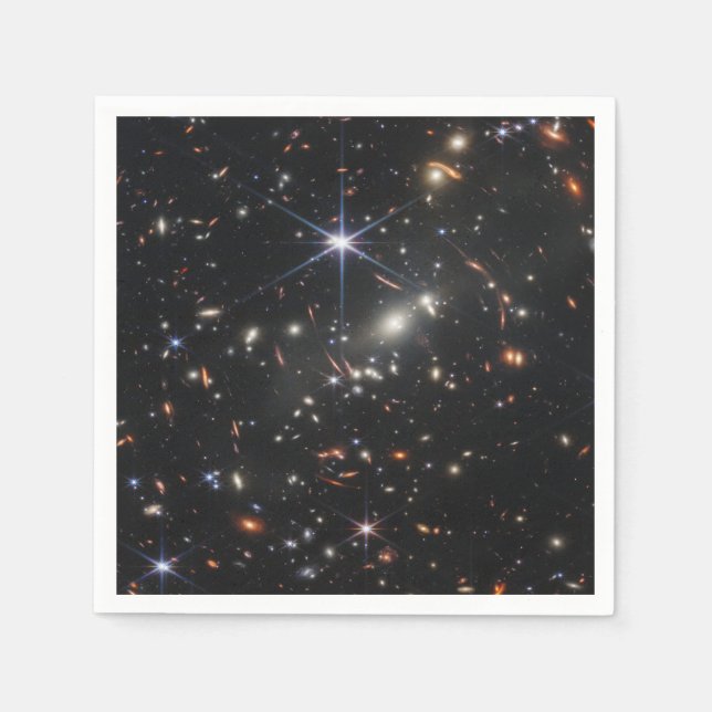 Serviette En Papier JWST James Webb Télescope Spatial Premières images (Devant)