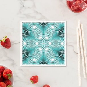 Serviette En Papier Kaleidoscope arctique