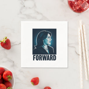 Serviette En Papier Kamala Harris Forward Élection Présidentielle 2024
