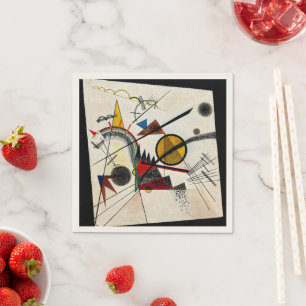 Serviette En Papier Kandinsky - Dans le noir
