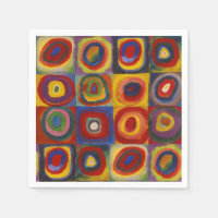 Kandinsky Farbstudie Quadrate Carrés colorés