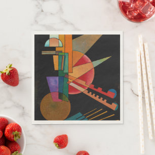 Serviette En Papier Kandinsky - Interprétation Abstraite