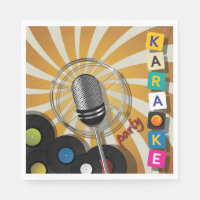 Karaoke Party chanter des serviettes