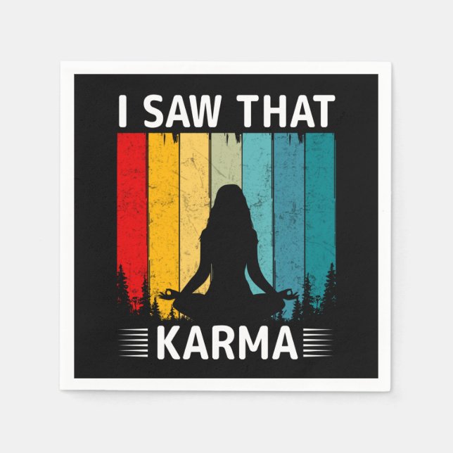 Serviette En Papier Karma Saw (Devant)