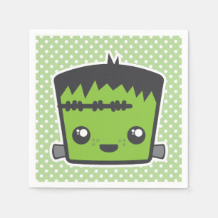 Serviette En Papier Kawaii Frankenstein Monster Halloween Naples