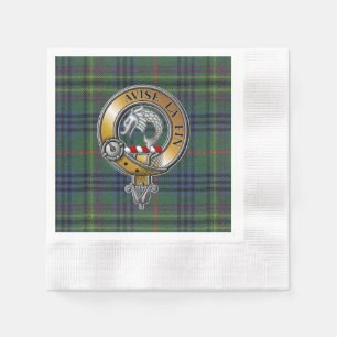 Serviette En Papier Kennedy Tartan & Badge