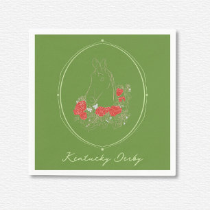 Serviette En Papier Kentucky Derby