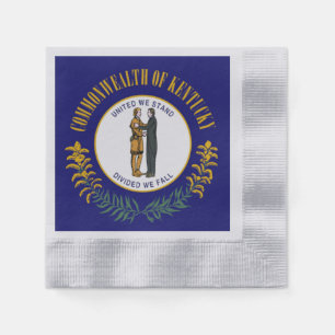 Serviette En Papier Kentucky : Drapeau d'État américain du Commonwealt