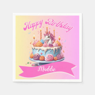 Serviette En Papier Kids 5th Birthday Napkins