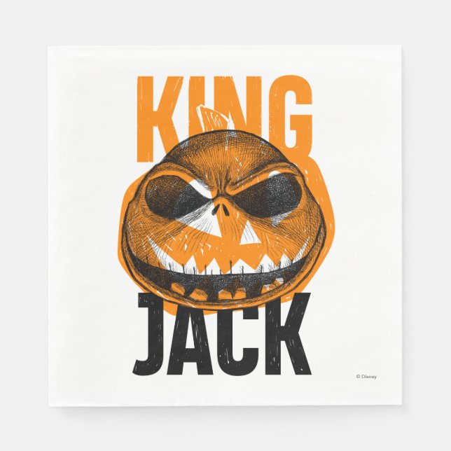 Serviette En Papier King Jack Skellington (Devant)
