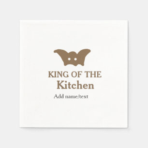 Serviette En Papier King of the cuisine chef cuisine ajouter nom couro