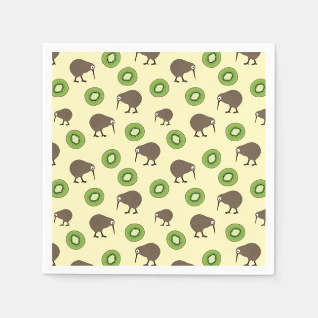Serviette En Papier Kiwi (Devant)