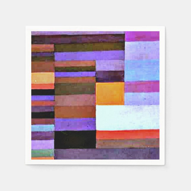 Serviette En Papier Klee - Soirée du feu (Devant)