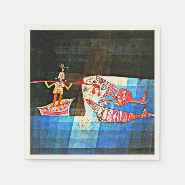 Serviette En Papier Klee - The Seafarer, (Devant)